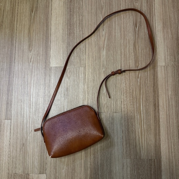 Universal Thread Handbags - Universal Thread Brown Faux Leather Crossbody Bag
